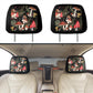 Red Mushrooms Car Headrest Covers