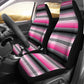 Pink Ombre Mexican Blanket Car Seat Covers