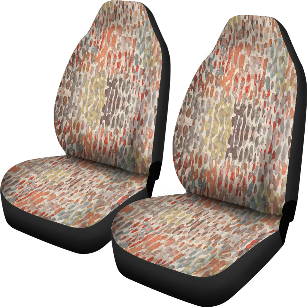 Boho Peach Safari Car Seat Covers (set of 2)