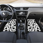 Cow Spots Front And Back Car Mats (Set Of 4)
