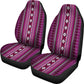 Boho Violet Stripes Car Seat Covers (Set of 2)