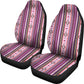 Boho Aztec Pink Stripes Car Seat Covers