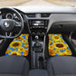Sunflowers Blue Sky Front And Back Car Mats (Set Of 4)