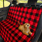 Red Buffalo Plaid Car Pet Seat Cover