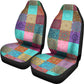 Boho Patchwork Design 02 Car Seat Covers (Set of 2)