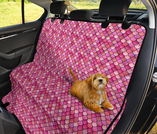 Pink Mermaid Scales Car Pet Seat Cover