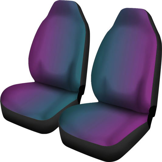 Ombre Teal Purple Car Seat Covers