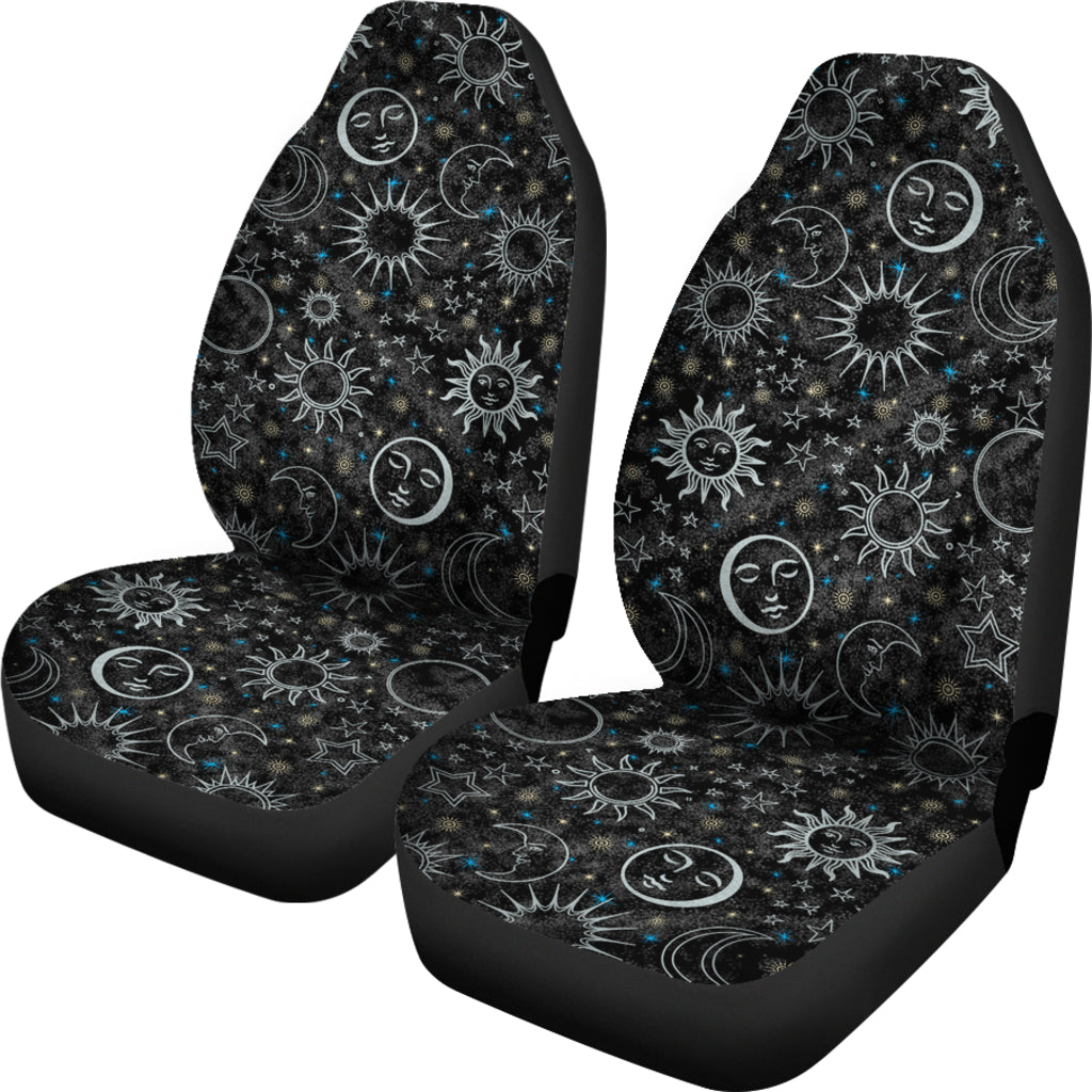 Celestial Black Sky Car Seat Covers