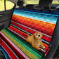 Colorful Serape Car Pet Seat Cover Auto Back Seat Protector