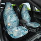 Boho Blue Flowers Car Seat Covers (Set of 2)