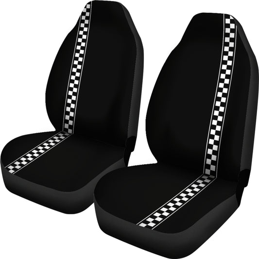 Checkered Stripe Car Seat Covers
