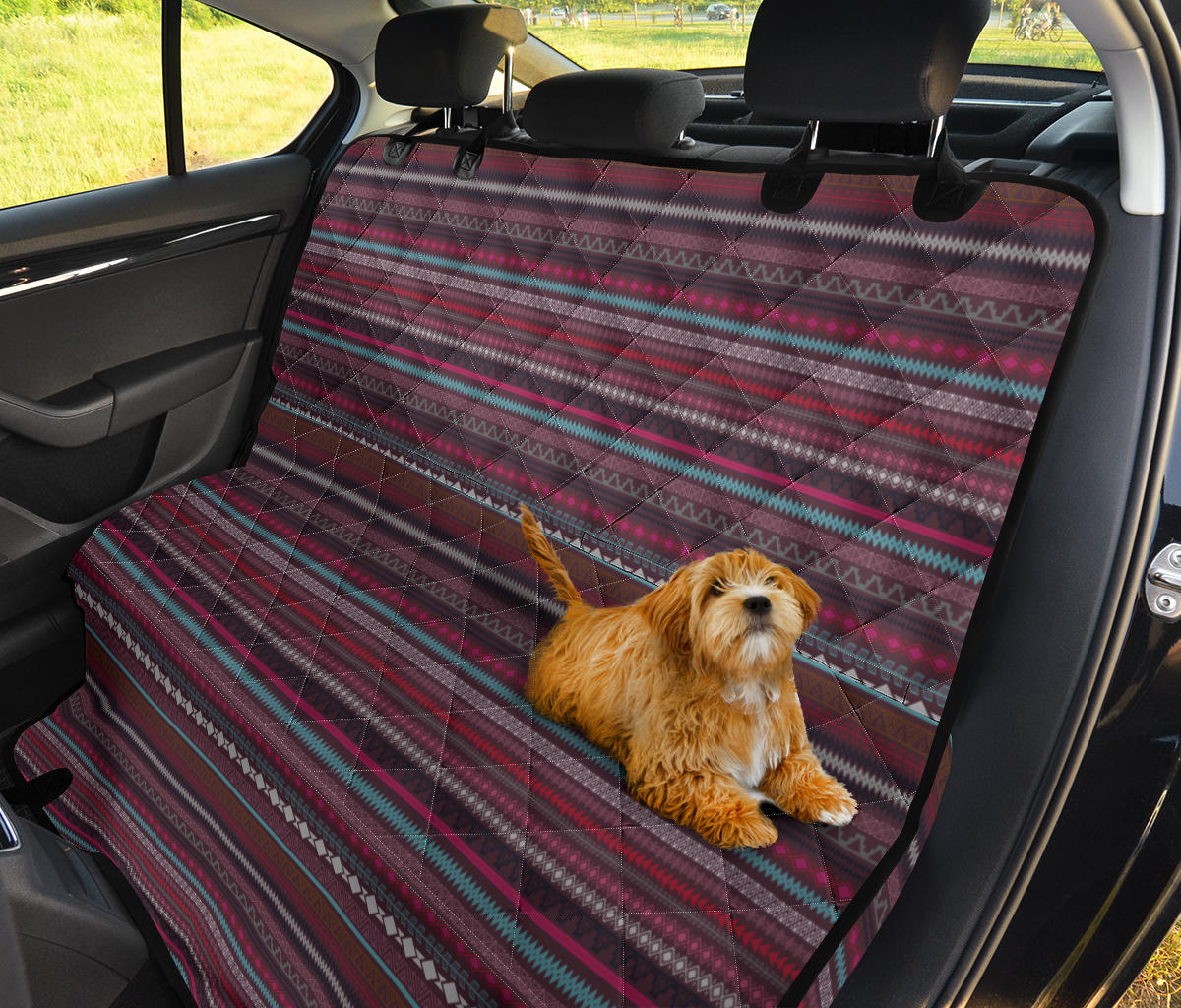 violet striped auto pet seat covers