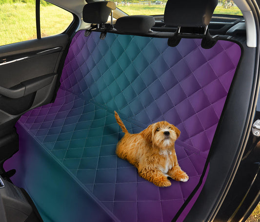 Ombre Teal Purple Car Pet Seat Cover Auto Back Seat Cover