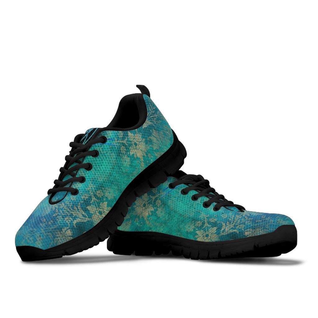 Peacock Teal Running Shoes Sneakers