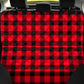 Red Buffalo Plaid Car Pet Seat Cover