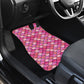 Pink Mermaid Scales Front And Back Car Mats (Set Of 4)