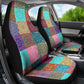 Boho Patchwork Design 02 Car Seat Covers (Set of 2)