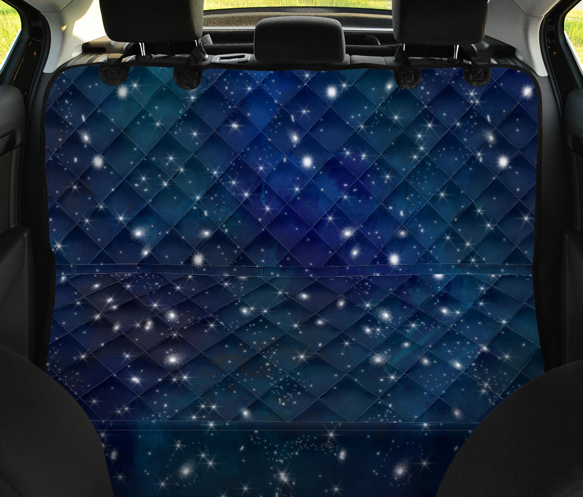 Blue Galaxy Car Pet Seat Cover