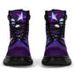 Purple Clowns Ankle Boots