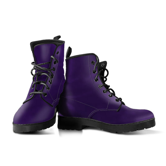 Purple Vegan Boots Mens Womens