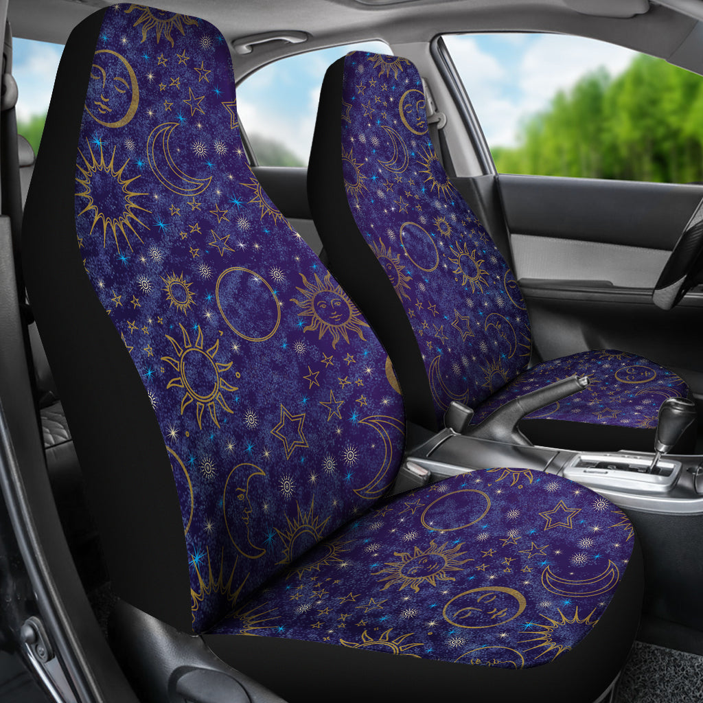 Celestial Indigo Blue Car Seat Covers