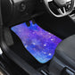 Blue Purple Galaxy Front And Back Car Mats (Set Of 4)