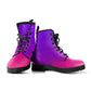 Pink Purple Ombre Vegan Boots Mens Womens