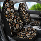 Brown Mushrooms Car Seat Covers