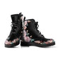 Romantic Pink Roses Ankle Boots