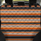 Orange Serape Mexican Blanket Pattern Car Pet Seat Cover
