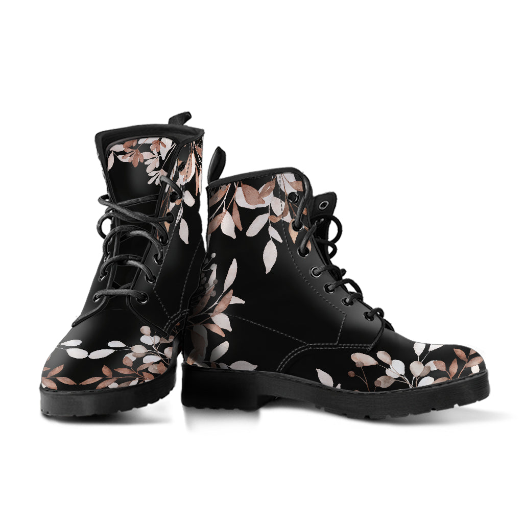 autumn leaves boho ankle boots