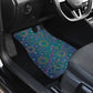 Teal Celestial Front And Back Car Mats (Set Of 4)