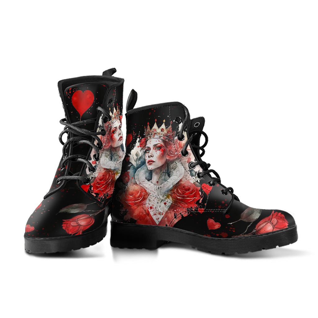 queen of hearts ankle boots, cosplay boots