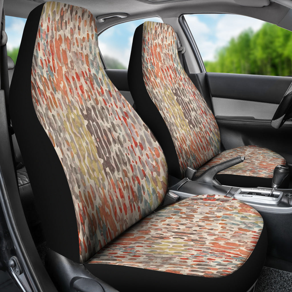 Boho Peach Safari Car Seat Covers (set of 2)