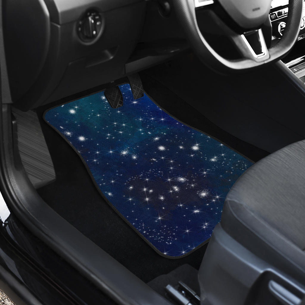 Blue Galaxy Front And Back Car Mats (Set Of 4)