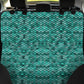 Aqua Mermaid Scales Car Back Seat Cover Pet Seat Cover