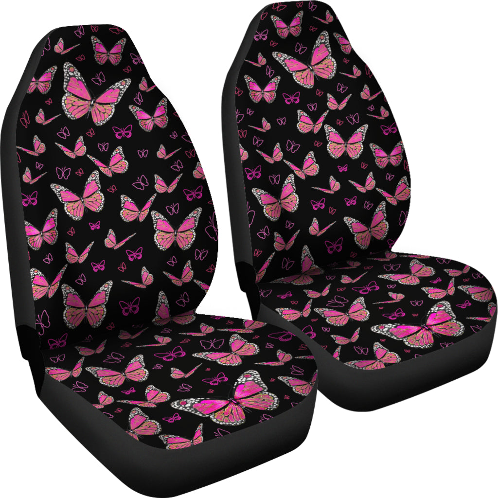 Small Pink Butterflies Car Seat Covers Butterfly Design