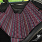 Boho Violet Stripes Auto Pet Seat Cover