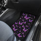 Small Purple Butterflies Front And Back Car Mats (Set Of 4)