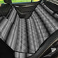 Black Gray Serape Auto Pet Seat Cover Mexican Blanket Print