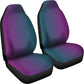 Ombre Teal Purple Car Seat Covers