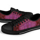 Red Pink Mandala Peace - Low Top Sneakers Shoes