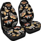 Boho Butterflies Earth Tone Car Seat Covers (set of 2)