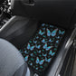 Small Blue Butterflies Front And Back Car Mats (Set Of 4)