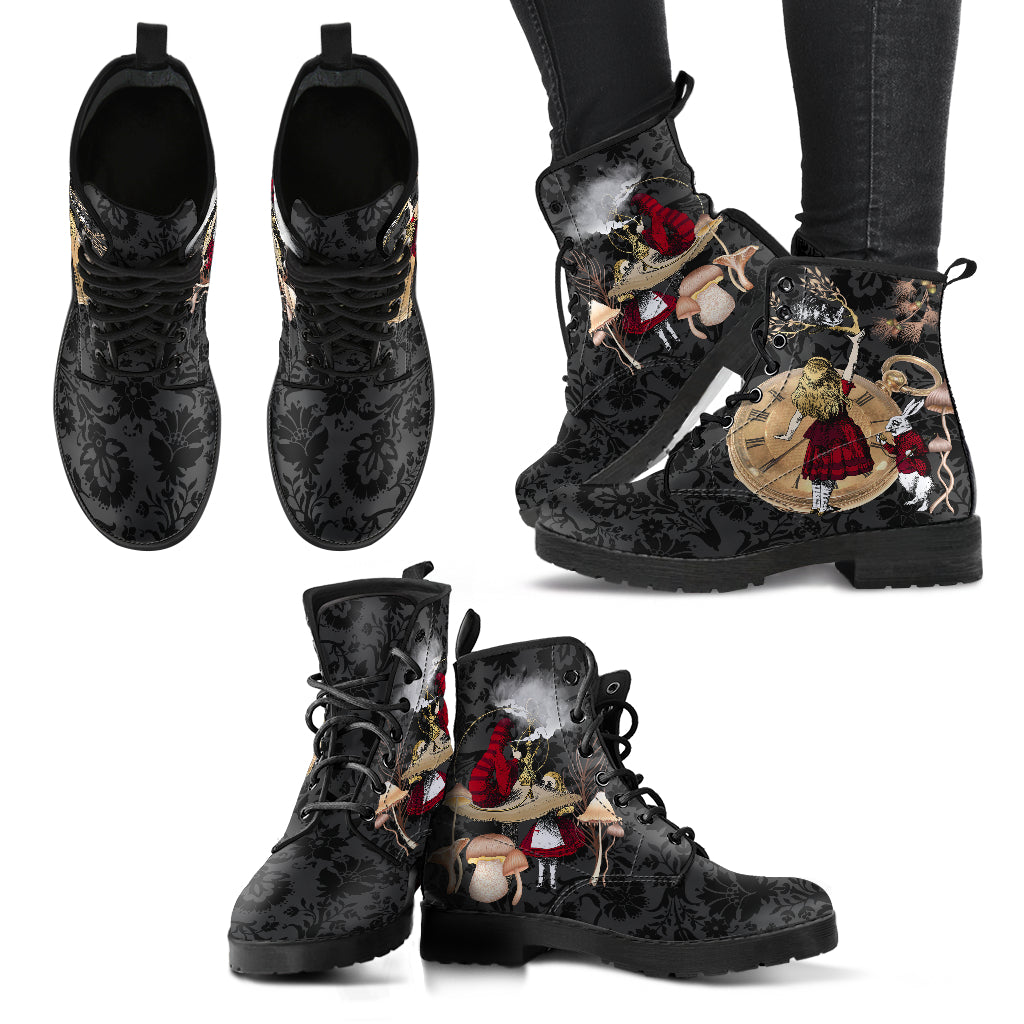 Red Alice Mushrooms Vegan Ankle Boots