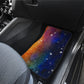 Colorful Outer Space Rainbow Galaxy Front And Back Car Mats (Set Of 4)