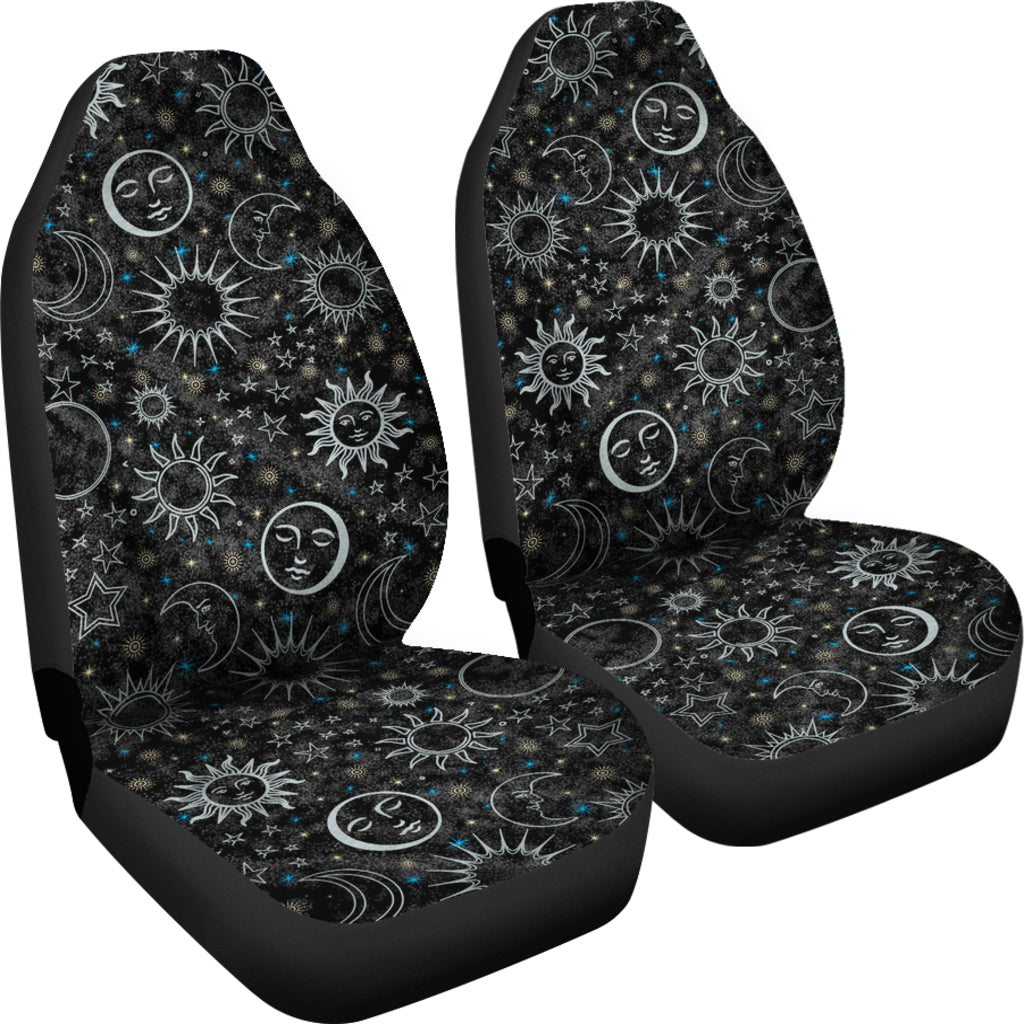Celestial Black Sky Car Seat Covers