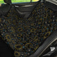 Black Gold Celestial Car Back Seat Cover
