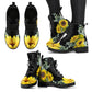 Yellow Sunflowers Ankle Boots