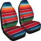 Mexican Blanket Red Green Pattern01 Car Seat Covers Serape